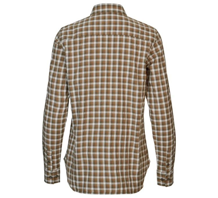 Koszula damska Härkila Fjell - Dark Olive Check (2).jpg