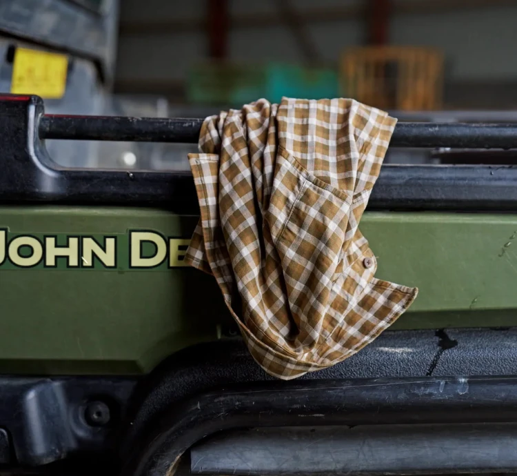 Koszula damska Härkila Fjell - Dark Olive Check (5).jpg