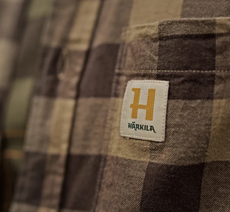 Koszula Härkila Scandinavian L/S - Antique Bronze Check