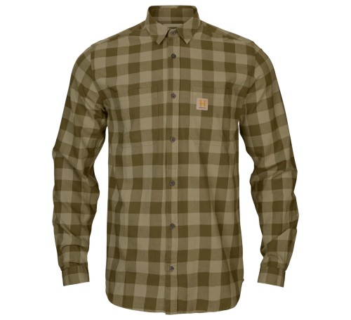 Koszula Härkila Scandinavian L/S - Dark Olive Check