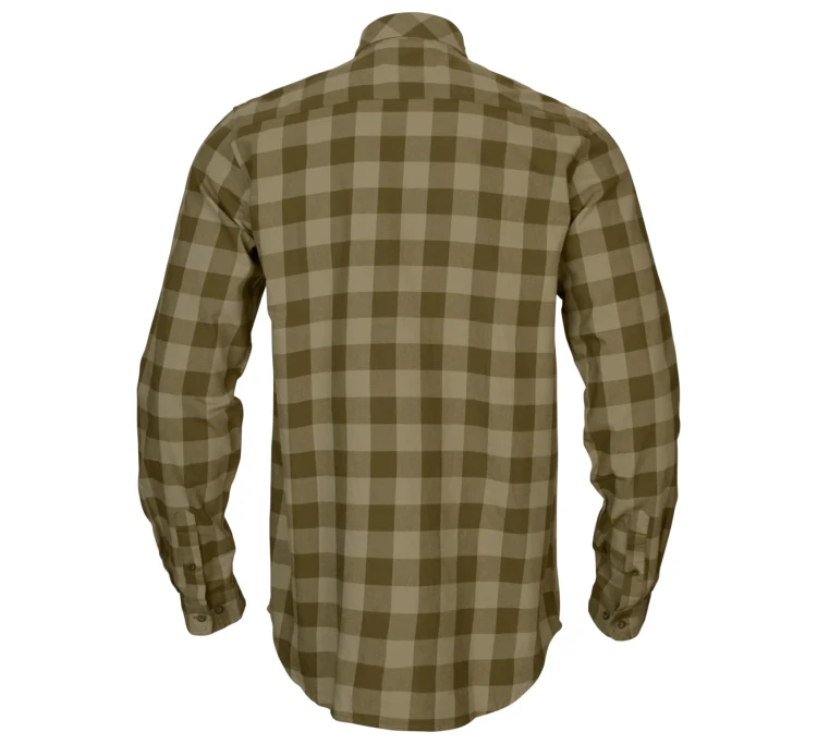 Koszula Härkila Scandinavian L/S - Dark Olive Check