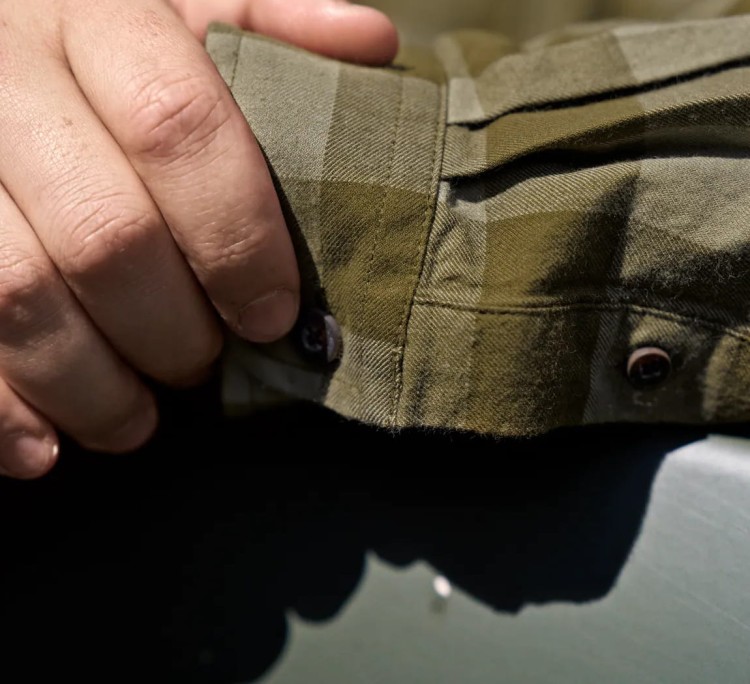 Koszula Härkila Scandinavian LS - Dark Olive Check (9).jpg
