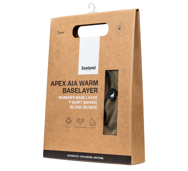 Koszulka damska Seeland Apex Aia Merino - Green (3).jpg