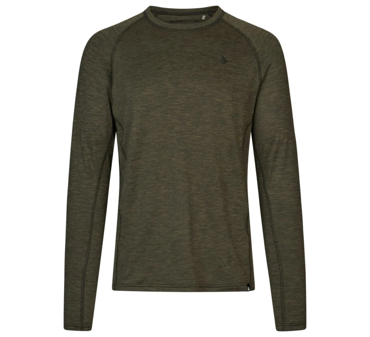 Koszulka Seeland Peak L/S - Pine Green Melange