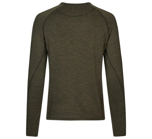 Koszulka Seeland Peak LS - Pine Green Melange (2).jpg
