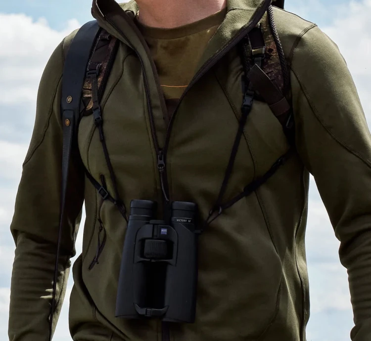 Myśliwskie szelki na lornetkę Härkila Bino Harness - AXIS MSP®Forest Camo