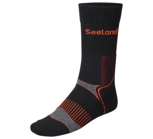 Skarpety Seeland Field Coolmax (2-pack) - Black/Dark Grey