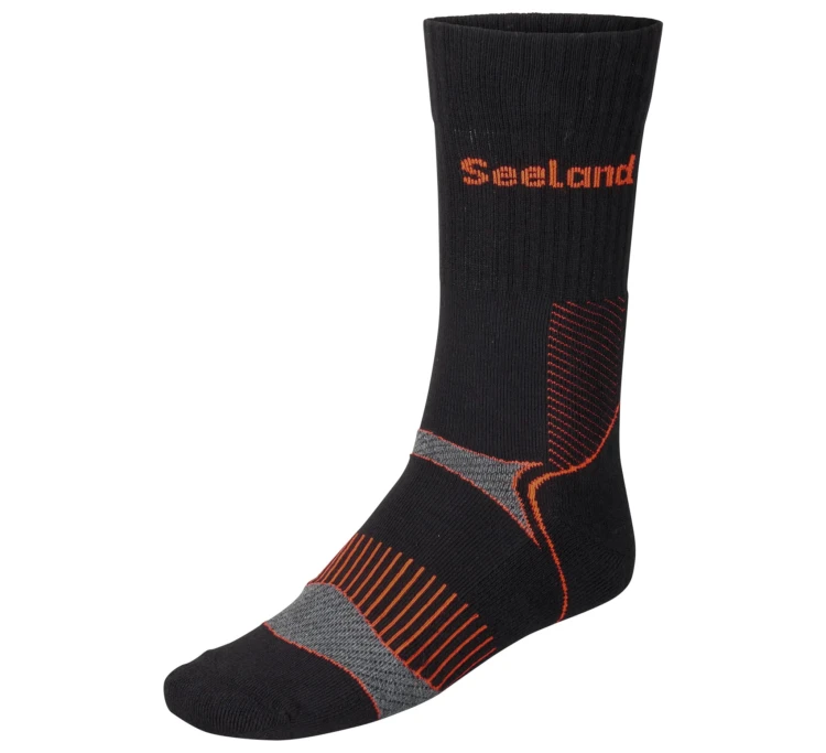 Skarpety Seeland Field Coolmax (2-pack) - Black/Dark Grey