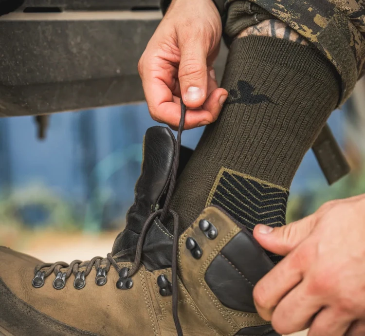 Skarpety Seeland Field Merino (2-pack) - Pine Green/Military Olive