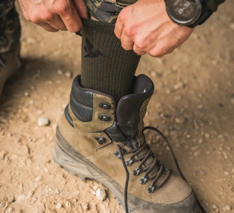 Skarpety Seeland Field Merino (2-pack) - Pine Green/Military Olive