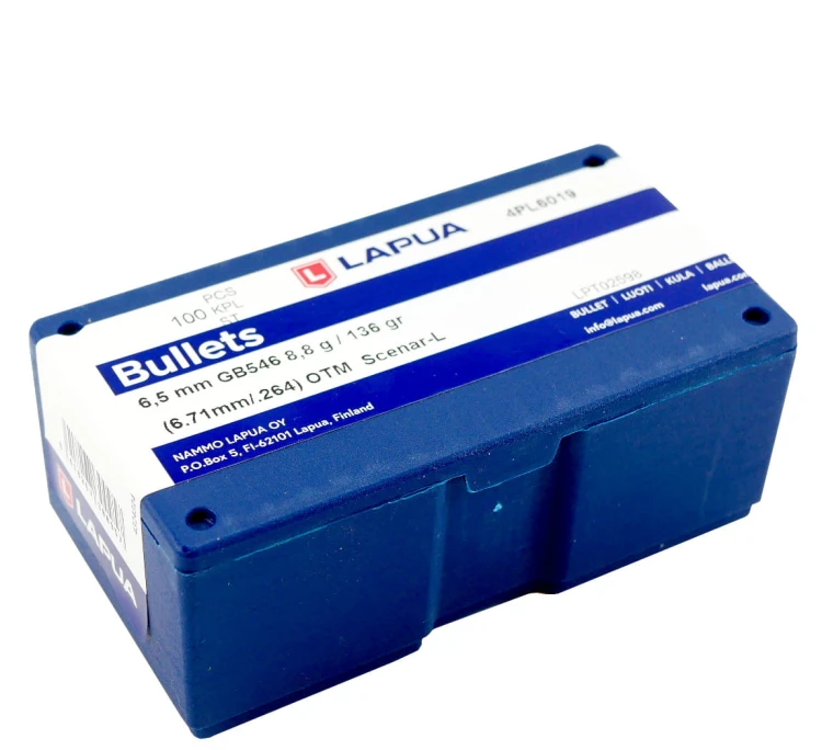 Pociski Lapua 6,5mm (.264) OTM SCENAR-L 8,8g/136gr (100) (4PL6019)