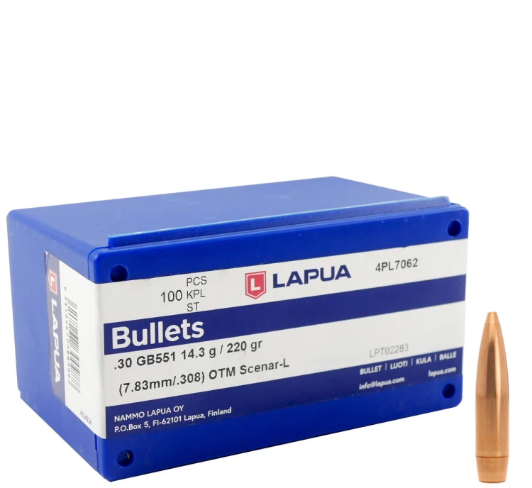Pociski Lapua .30 (.308) OTM SCENAR-L 14,3g/220gr (100) (4PL7062)