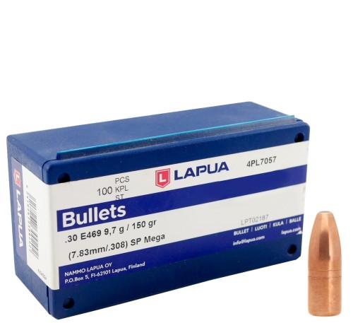 Pociski Lapua .30 (.308) MEGA SP 9,72g/150gr (100) (4PL7057)