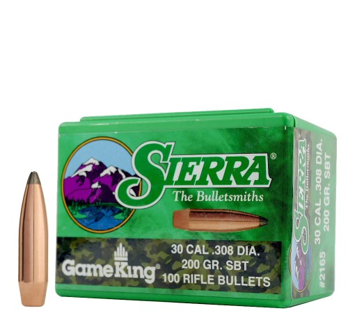 Pociski Sierra .30 (.308) GameKing SBT 200gr (100) (#2165)