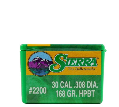 Pociski Sierra .30 (.308) MatchKing HPBT 168gr (100) (#2200)