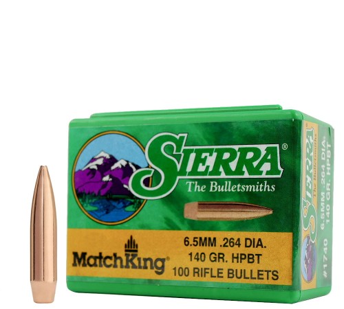 Pociski Sierra 6,5mm (.264) MatchKing HPBT 140gr (100) (#1740)