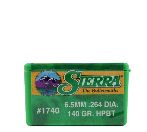 Pociski Sierra 6,5mm (.264) MatchKing HPBT 140gr (100) (#1740)