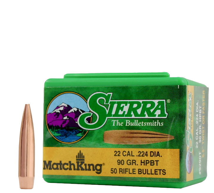 Pociski Sierra .22 (.224) MatchKing HPBT 90gr (50) (#9290T)