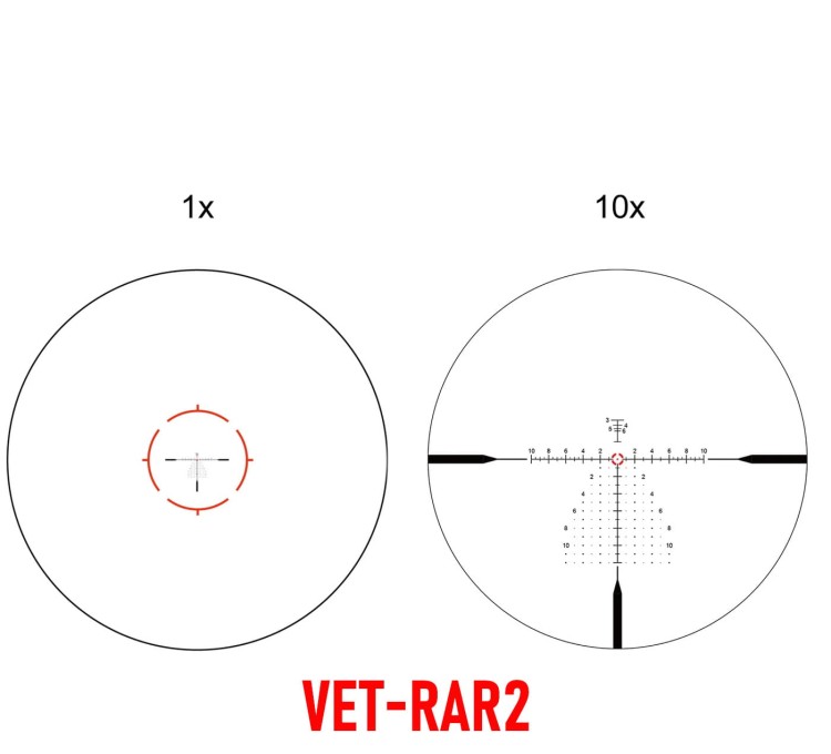 Luneta Vector Optics Continental x10 1-10x28 ED VET-RAR2 (FFP) - SCFF-62