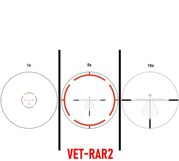 Luneta Vector Optics Continental x10 1-10x28 ED VET-RAR2 (FFP) - SCFF-62