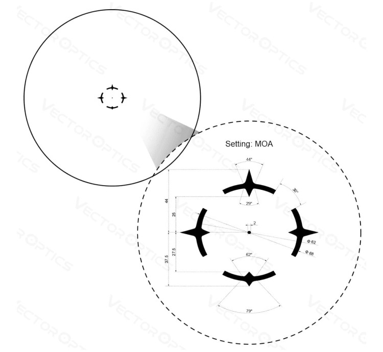 Celownik pryzmatyczny Vector Optics Paragon 1x18 X-Micro - SCPS-M10