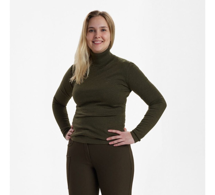 Golf damski Deerhunter Lady Darlington 8346 - Green Melange (10).jpg