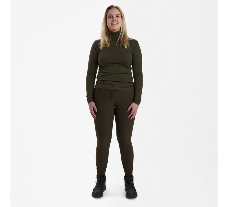 Golf damski Deerhunter Lady Darlington 8346 - Green Melange (12).jpg