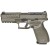 Pistolet HS-ECHELON 4,5" U-DOT TRYT OD Green kal.9x19mm