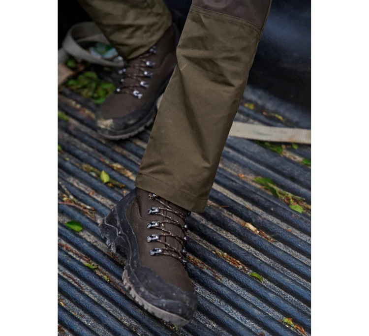 Spodnie Härkila Fjell - Willow Green/Shadow Brown