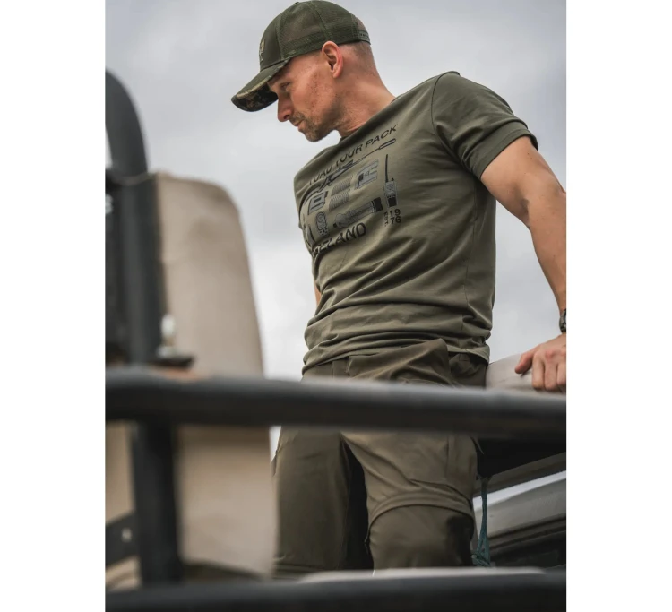 Spodnie/szorty z odpinaną nogawką Seeland Birch Zip-Off - Grizzly Brown