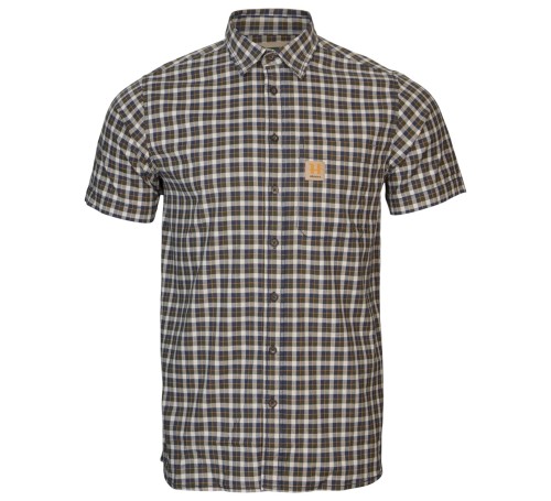 Koszula Härkila Fjell S/S - Naval Blue Check