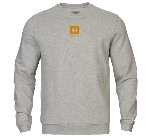 Bluza Härkila Instinct Melange Sweatshirt - Gray Melange (1).jpg