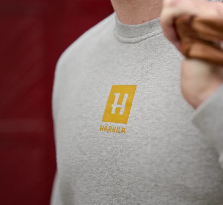 Bluza Härkila Instinct Melange Sweatshirt - Gray Melange (5).jpg