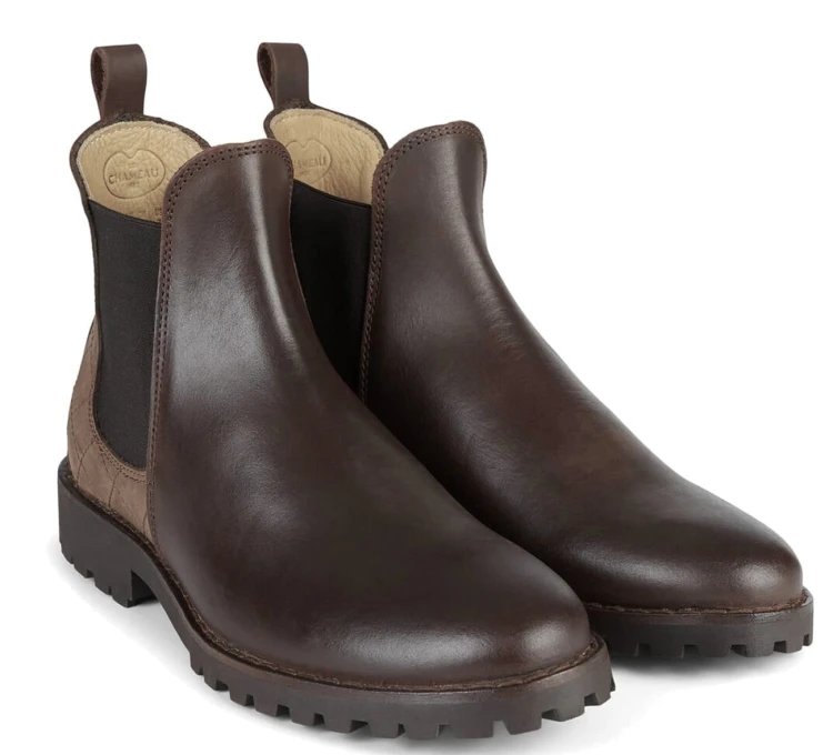 Buty damskie Le Chameau Jameson Chelsea Leather 2701 - Marron