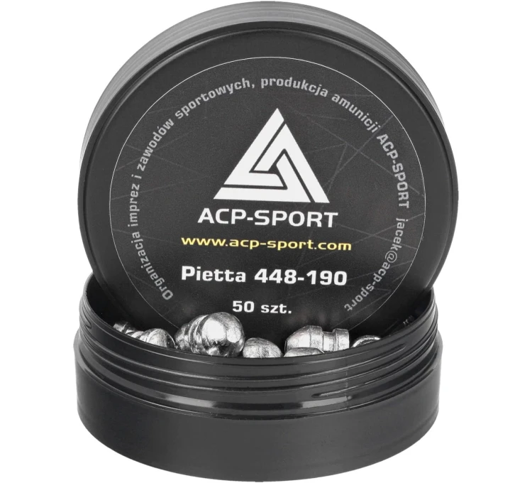 Pociski ołowiane ACP Sport Conical Pietta kal.448 (.44) (50) (JW448-P)