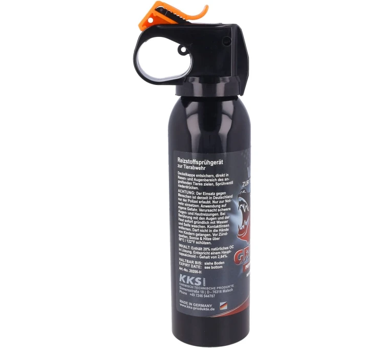 Gaz pieprzowy KKS VESK Grizzly Gel 4mln SHU, 26,4% OC (20200-H) - żel - 200 ml