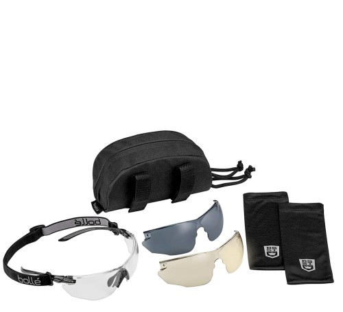 Okulary balistyczne Bolle Tactical COMBAT - Czarny - COMBKITN