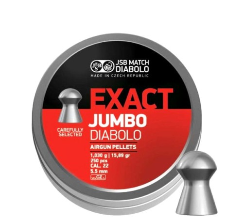Śrut diabolo JSB Exact Jumbo 5,5 mm (250)