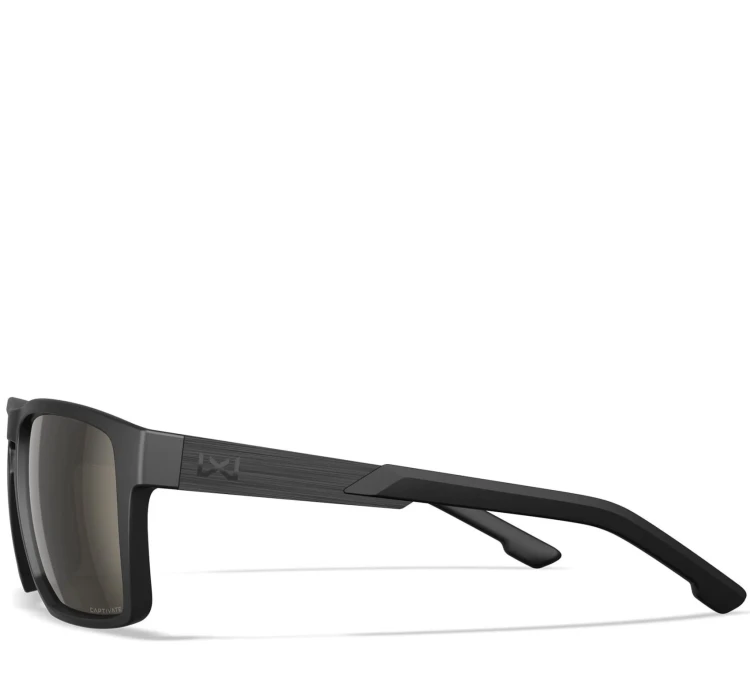 Okulary Wiley X APEX - Captivate Polarized Tungsten Mirror/Matte Black (AC6APX04)