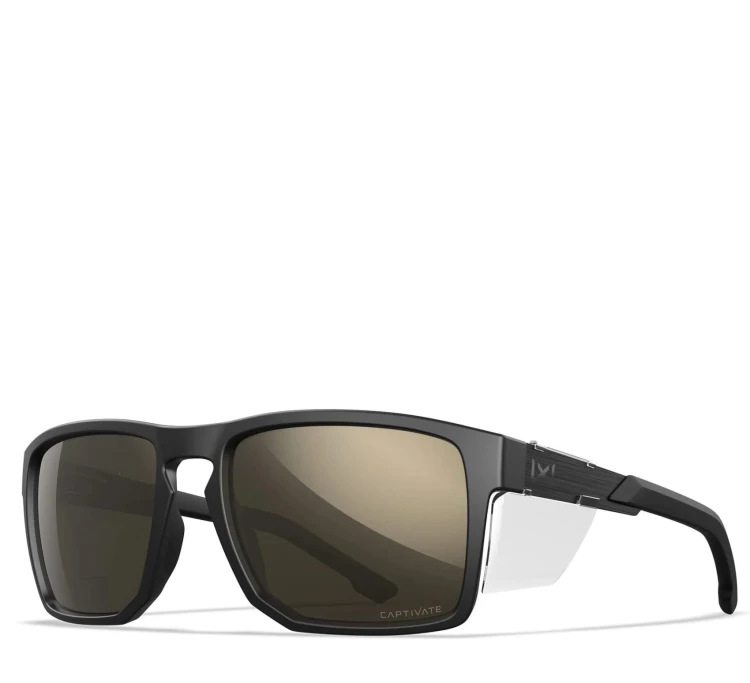 Okulary Wiley X APEX - Captivate Polarized Tungsten Mirror/Matte Black (AC6APX04)