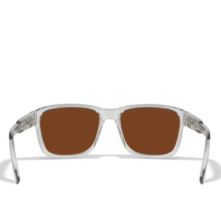 Okulary Wiley X TREK - Captivate Polarized Green Mirror/Gloss Crystal Light Grey (AC6TRK07)