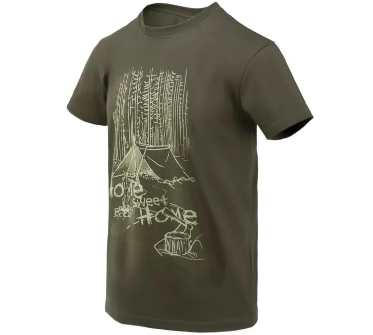 Koszulka Helikon Home Sweet Home - Taiga Green (TS-HSH-CO-09)