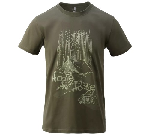 Koszulka Helikon Home Sweet Home - Taiga Green (TS-HSH-CO-09)