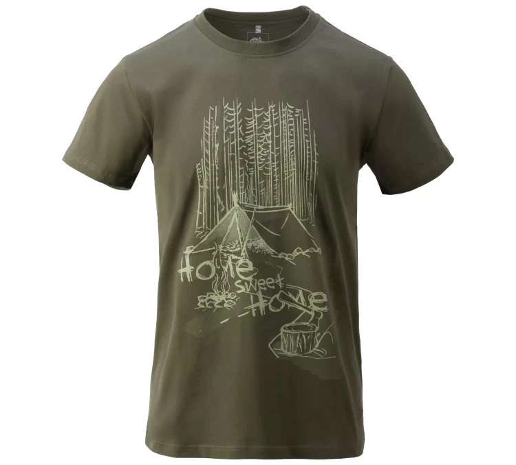 Koszulka Helikon Home Sweet Home - Taiga Green (TS-HSH-CO-09)