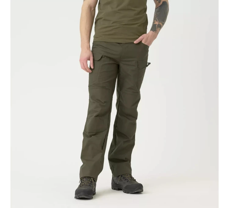 Spodnie Helikon UTP PolyCotton Stretch RipStop - Taiga Green (SP-UTL-SP-09)