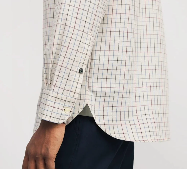 Koszula Beretta Charlow LU971 - Ivory &amp; Blue Check