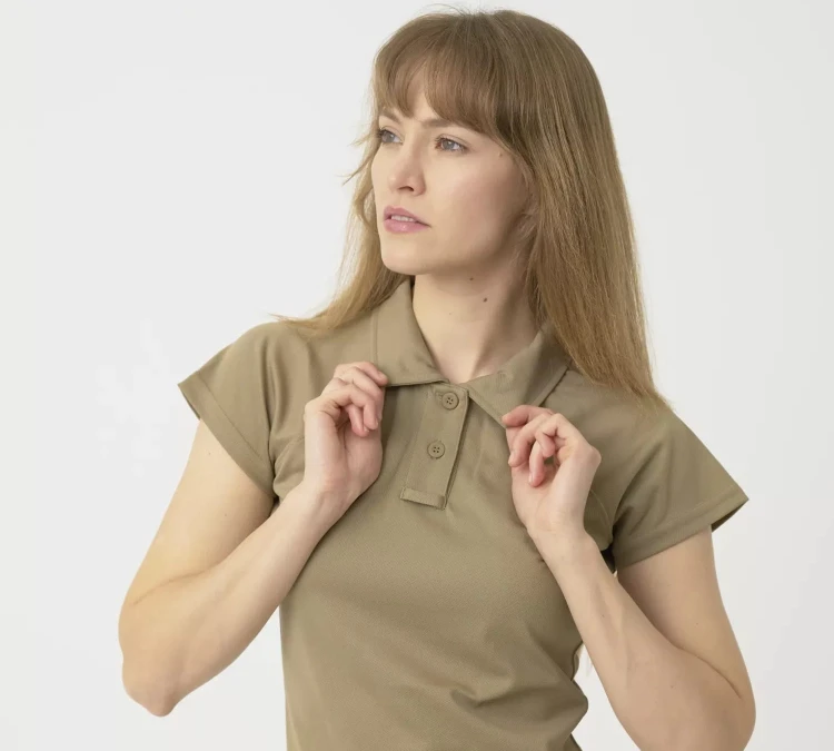 Koszulka damska Helikon Polo UTL TopCool Lite - Khaki (PD-UTW-TL-13)