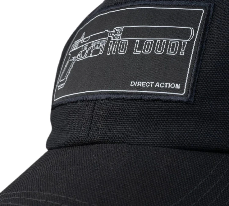 Czapka Direct Action NO LOUD! Vintage - Czarny (CP-DANL-CTN-BLK)