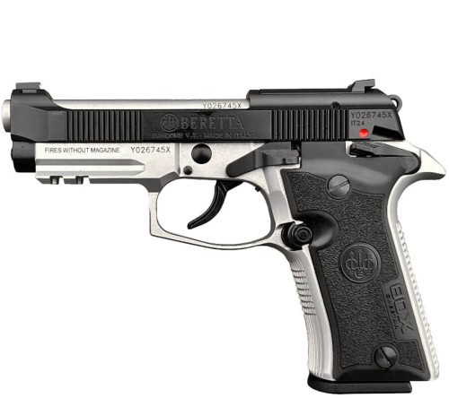 Pistolet Beretta 80X Cheetah Inox/Black kal.9mm Short