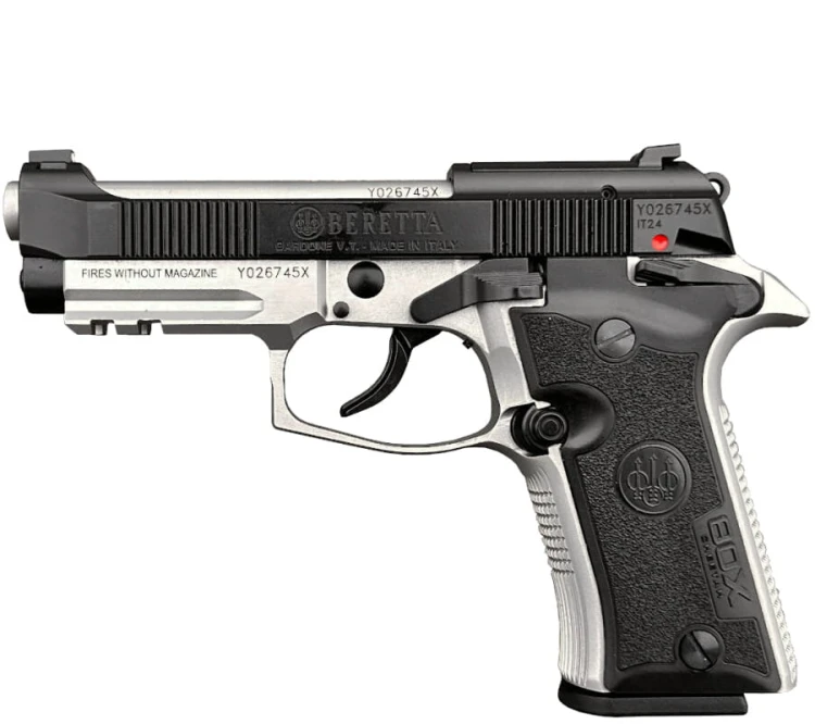 Pistolet Beretta 80X Cheetah Inox/Black kal.9mm Short